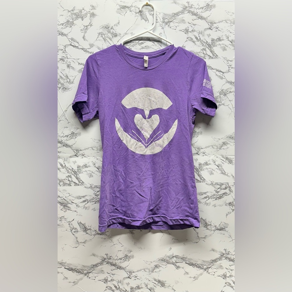 Bella Canvas Purple Fitted Polo T-Shirt